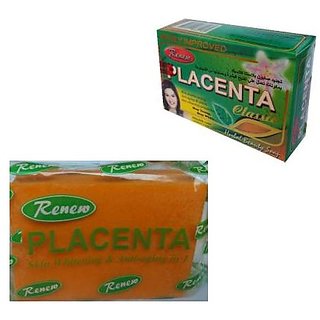                       Renew Placenta Classic With Double Acting Soap For Anti Acne And Anti Ageing Skin  (135 g)                                              