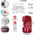 E-Retailer Polyester Multi Purpose Handle Cover Set of 2 Pc (Maroon, Size  6x12 Inches)