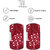 E-Retailer Polyester Multi Purpose Handle Cover Set of 2 Pc (Maroon, Size  6x12 Inches)
