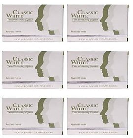 Classic White Skin Whitening Soap For Radiant Skin -85 Grams (PACK OF 6)