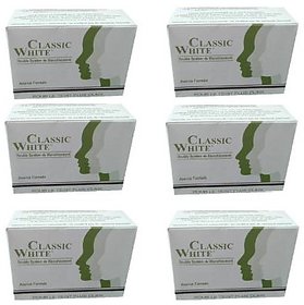 Classic White Twin Whitening System Soap For Skin Whitening  Glowing Skin -85 Grams (PACK OF 6)