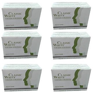 Classic White Twin Whitening System Soap For Skin Whitening  Glowing Skin -85 Grams (PACK OF 6)