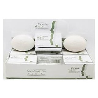 CLASSIC WHITE Twin Whitening System Soap (Pack Of Pieces 12)