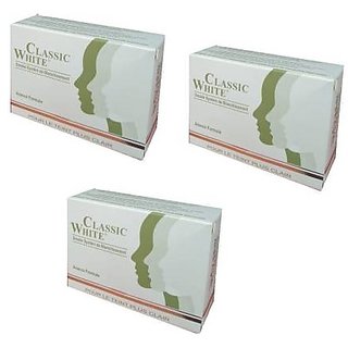 Classic White Anti PIgmentation Soap(Pack Of 3)  (3 x 85 g)