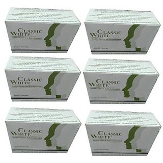                       Classic White Advance Formula Whitening Soap For Anti Tan Skin (Pack of 6)  (510 g)                                              