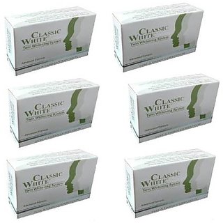                       Classic White Advance Formula Whitening Soap For Anti Pimple Skin (Pack Of 6 )                                              