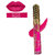 Makeup Beauty Professional Liquid Waterproof Magenta Color Lipstick
