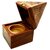 Pyramid Shape Wooden Incense Holder/ Dhoopbatti Agarbatti Stand With Lid (small size)