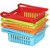 DSC 4 Pcs Adjustable Fridge Storage Basket / Under Shelf Fridge Organizer Rack - Random Color (Multicolor)