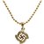 Sanaa Creations Antique traditional gold plated Pendant with chain for unisex.