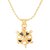 Sanaa Creations Antique traditional gold plated Pendant with chain for unisex.
