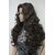Shaear Hairs Long straight synthetic hair wig for women(size 30,Black)