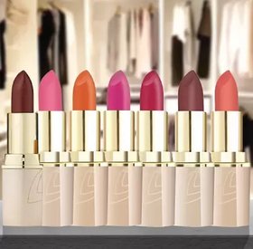 LOTUS  UP MAKE-UP PURE COLORS MATTE LIP COLOR ENDLESS mix shade pack of 7 ps(Multicolor, 4.2 g)