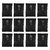 E-Retailer Set of 12 Piece Shoes Bag/Shoes Cover pouches  (Color:- Black, LxW:- 41x30 Cm)