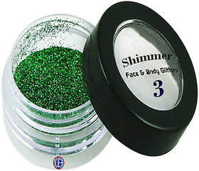 Ear Lobe  Accessories Eye Shimmer For Eye/Face Color Green (H  No - 3 )