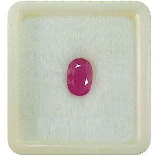 Gurpreet Gems 8.25 Carat Certified Natural Jaipuri Ruby (Manik) Stone