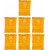E-Retailer Set of 7 Piece Shoes Bag/Shoes Cover pouches  (Color:- Yellow, LxW:- 41x30 Cm)