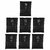 E-Retailer Set of 7 Piece Shoes Bag/Shoes Cover pouches  (Color:- Black, LxW:- 41x30 Cm)