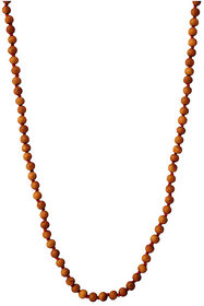 Jinanshi FashionSandlewood Rosary  Prayer Mala -8 MM 108+1 Beads Jaap Mala For Meditation (35 x 1  x  1 cm) Brown