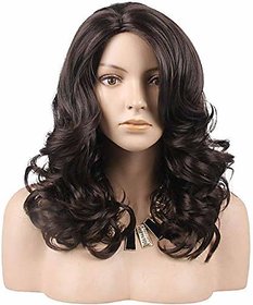 Shaear Hairs Synthetic full Hair Wigs For Women(size 24,black)