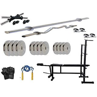 PROTONER 70 kgs with 4 Rods with 6 IN 1 WEIGHT Bench Home gym package PROTONER 70 kgs with 4 Rods with 6 IN 1 WEIGHT Bench Home gym package