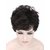 Shaear Hairs Women's short Wavy top quality Synthetic hair wig(size 8,brown)