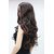 Shaear Hairs Women's long curly top quality Synthetic hair wig(size 28,brown)