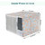 E-Retailer Dust and water proof PVC Window Ac Cover for 2 Ton Ac (Orange)