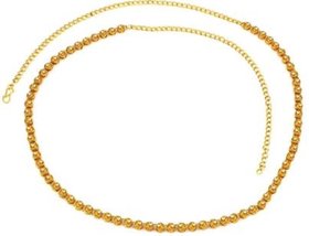 Designer CZ Golden Stone Waist Chain Belly Chain Kamar Band