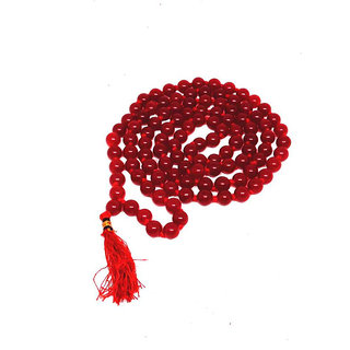KESAR ZEMS Natural Red Agate Stone Prayer Mala -8 MM 108+1 Beads Jaap mala for Meditation (42 x 2 x 1 Cm)Red. KESAR ZEMS Natural Red Agate Stone Prayer Mala -8 MM 108+1 Beads Jaap mala for Meditation (42 x 2 x 1 Cm)Red.