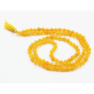 KESAR ZEMS Yellow Agate Stone Prayer Rosary Mala -6 MM 108+1 Beads Jaap Mala For Meditation (45 x 2 x 1 cm) Yellow. KESAR ZEMS Yellow Agate Stone Prayer Rosary Mala -6 MM 108+1 Beads Jaap Mala For Meditation (45 x 2 x 1 cm) Yellow.