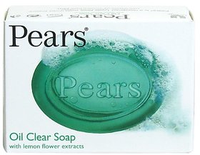 Pears Oil Clear With Lemon flower extracts Soap - 125g (Pack Of 3)