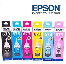 Epson 673 Ink Cartridge Pack Of 6 For Use For Use L850 L810 L805 L1800 Epson L800