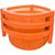 Spillbox Multipurpose Basket Stand Rack for Office Use, Home,Fruits Onion, Potato, Vegetables-3 RACKS -ORANGE