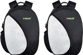 Timus Celebrity Black-Black 18L Set of 2 Laptop Backpack