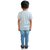 Rish - Polyester Plain Round Neck Half Sleeves Kids Tshirts for Boy / Girl / Infant - Grey (Pack Of 1)