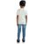 Rish - Polyester Plain Round Neck Half Sleeves Kids Tshirts for Boy / Girl / Infant - White & Yellow (Pack Of 2)