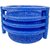 Spillbox Multipurpose Basket Stand Rack for Office Use, Home,Fruits Onion, Potato, Vegetables -4 RACKS BLUE