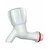 Cloudteil India White PVC Plastic Bibcock/Water Tap for Kitchen,  Bathroom and Wash Basins - Set of 6 (1/2, 15 mm)