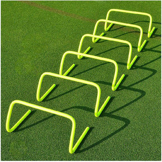 Kalindri Sports Track and Field Speed Agility Hurdles, 9-inches (Parrot Green) - Pack of 12