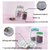 Jar Bottle Shaped Stand up Pouch, Jar Zipper Bags Seal Fresh Food Storage Bag for Cookies ( set of 3 )