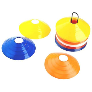 Kalindri Sports Sports Agility Training Space Soccer Saucer Ground Marker Cone - Multicolour (Pack of 6) |