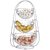 Stainless Steel Fruit Basket Three Layer Swing