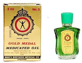 Gold Medal medicated oil 3ml pack of 1 Liquid  (3 ml)