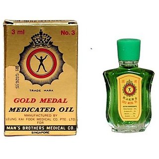                       Gold Medal Medicated Oil 3ml Liquid  (3 ml)                                              