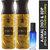 Ajmal 2 Aurum Deo 200Ml & Yearn  Edp 20Ml Pack Of 3 (Total 420Ml) For Men & Women + 2 Parfum Testers