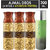 Ajmal 3 Wisal Dhahab And 1 Nightingale Deodorants Each 200Ml Pack Of 4+2 Parfum Testers (4 Items In The Set)