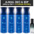 Ajmal 4 Blu Deo Each 200Ml & Prose Edp 20Ml Pack Of 5 (Total 820Ml) For Men & Women + 2 Parfum Testers