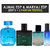Ajmal Blu Dreams & Maryaj Aqua Brooke & Native Forest Edp Each 100Ml & Yearn  Edp 20Ml Pack Of 4 (Total 320Ml) For Men & Women + 2 Parfum Testers