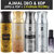 Ajmal Aurum & Wisal & Silver Shade & Evokesilver Edition Homme Deo Each 200Ml & Ascend  Edp 20Ml Pack Of 5 (Total 820Ml) For Men & Women + 2 Parfum Testers